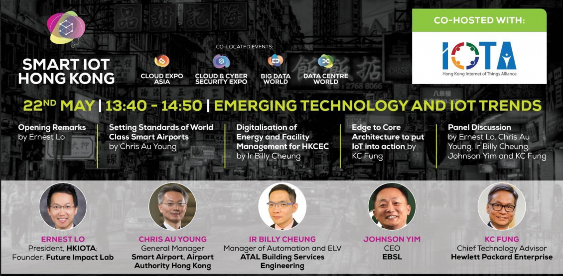 EBSL CEO Johnson Yim joined Smart IOT Hong Kong 2019 Panel Discussion